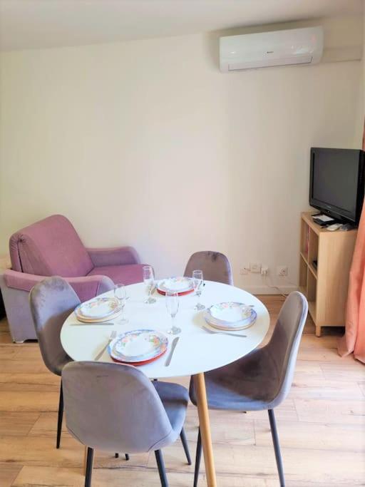 Apartament Studio Nice, Avenue Des Fleurs, Climatise Zewnętrze zdjęcie