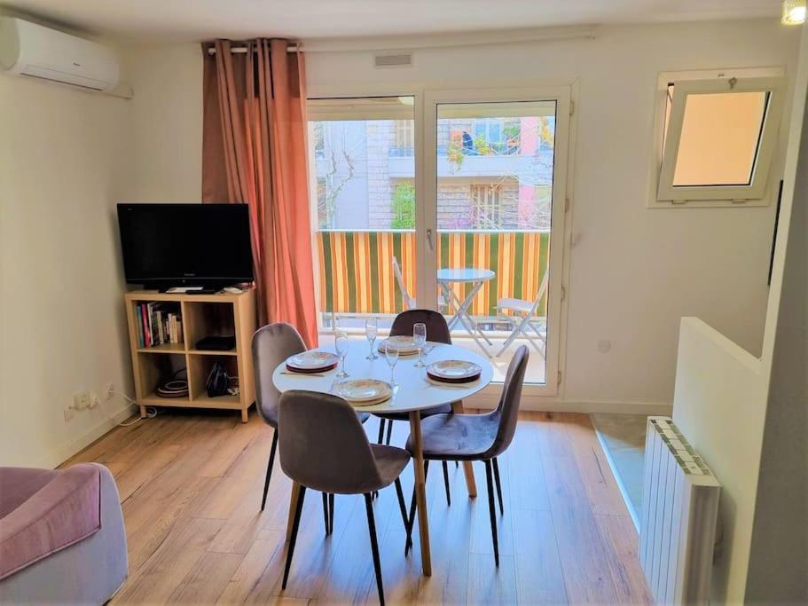 Apartament Studio Nice, Avenue Des Fleurs, Climatise Zewnętrze zdjęcie